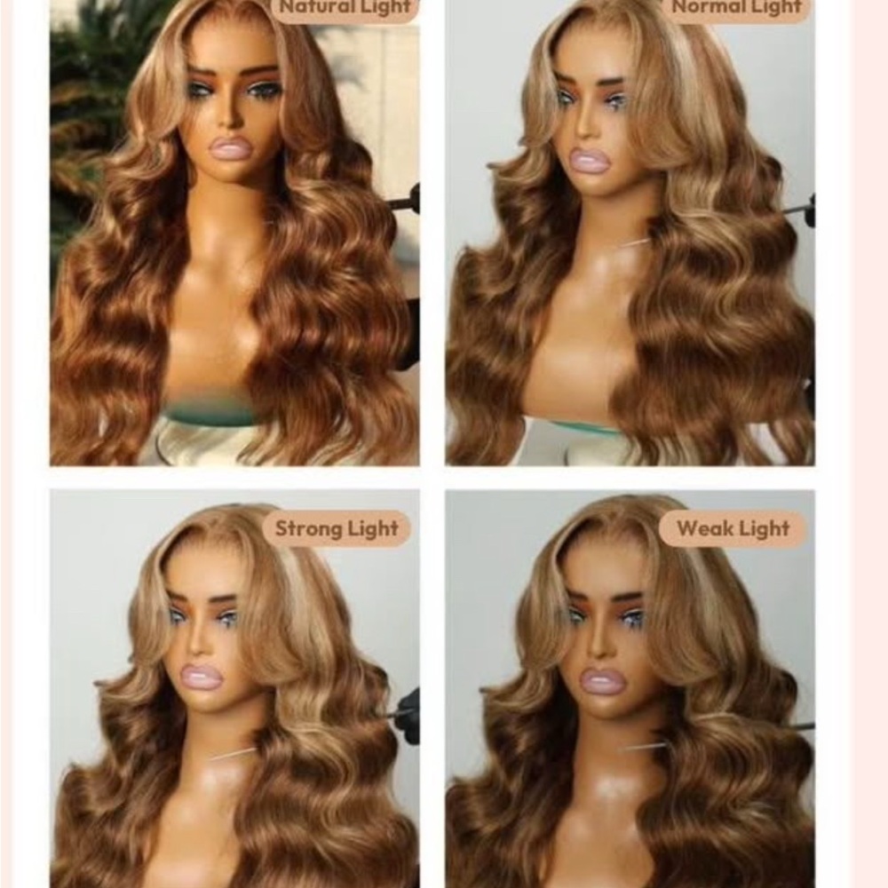 Lee Honey Blonde Body Wave Wig